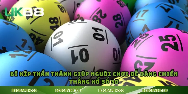 Bí kíp thần thánh giúp người chơi dễ dàng chiến thắng xổ số 3D