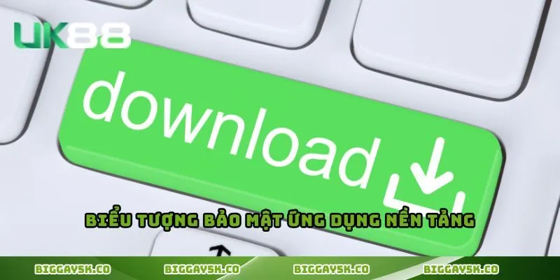 Biểu tượng bảo mật ứng dụng nền tảng