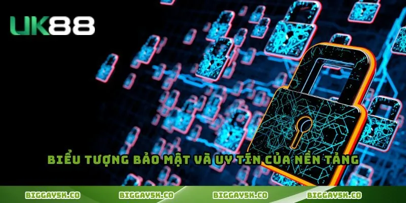Biểu tượng bảo mật và uy tín của nền tảng