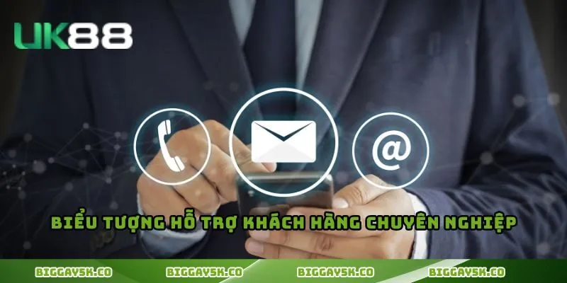 Biểu tượng hỗ trợ khách hàng chuyên nghiệp