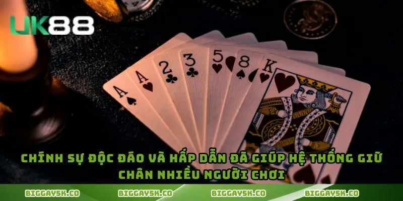 Chính sự độc đáo và hấp dẫn đã giúp hệ thống giữ chân nhiều người chơi