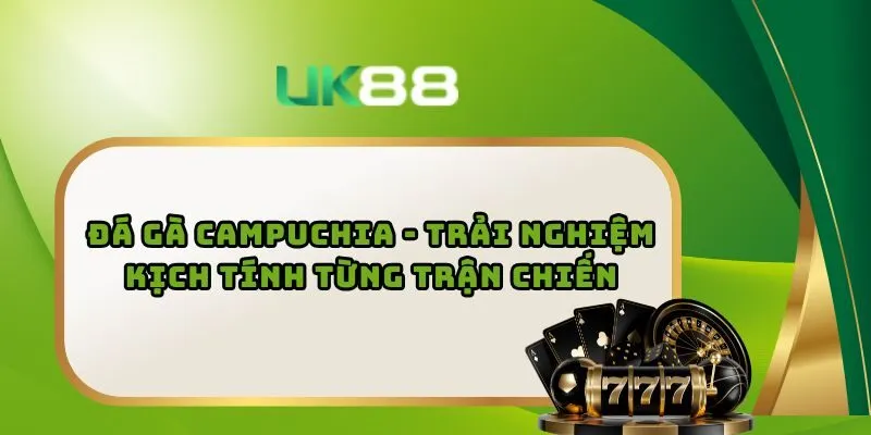 Đá Gà Campuchia - Trải Nghiệm Kịch Tính Từng Trận Chiến