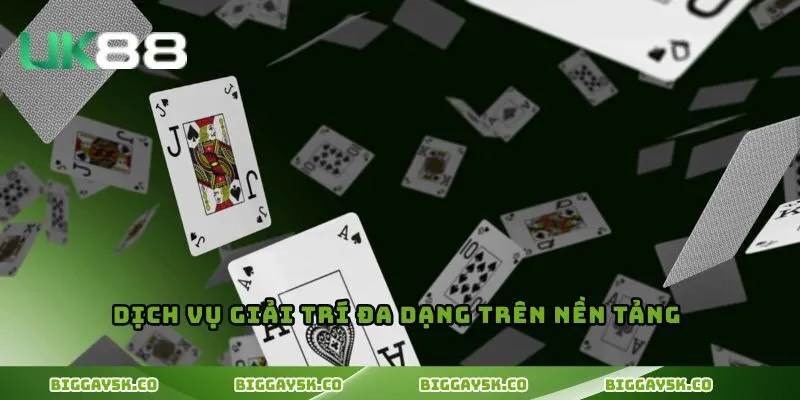 Dịch vụ giải trí đa dạng trên nền tảng