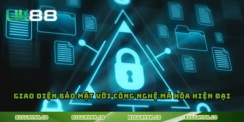 Giao diện bảo mật với công nghệ mã hóa hiện đại