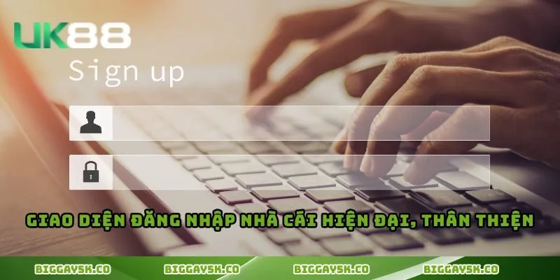 Giao diện đăng nhập nhà cái hiện đại, thân thiện