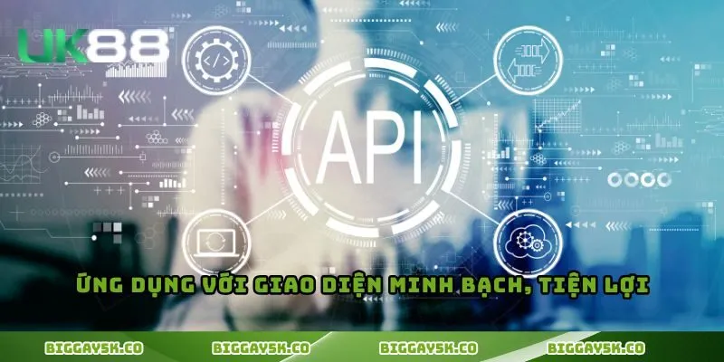 Ứng dụng với giao diện minh bạch, tiện lợi